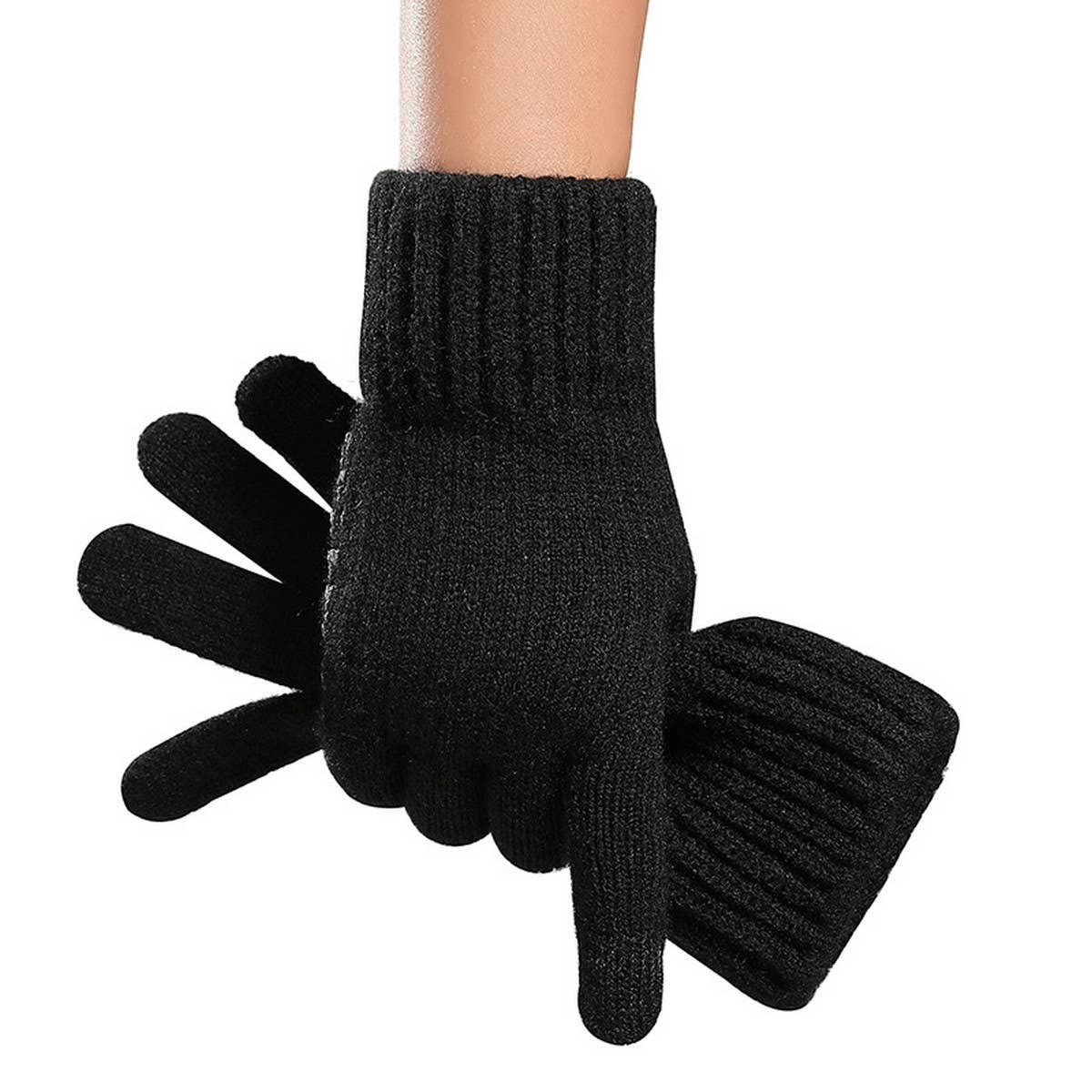 WINTER MEN'S RUBBER TOUCH SCREEN GLOVES