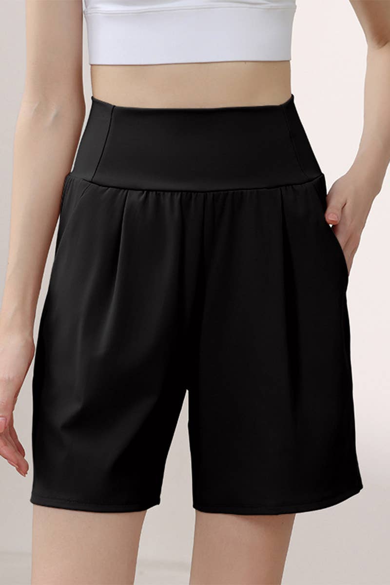 CWBSS0448_SUMMER LOOSE RUNNING YOGA SHORTS CYCLING PANTS