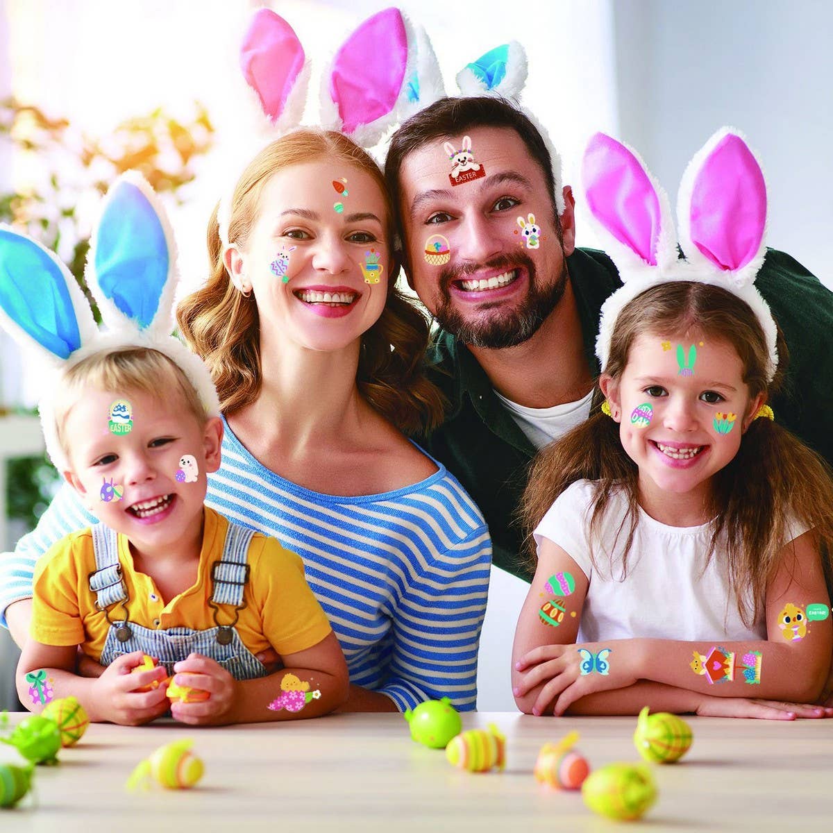 Easter Tattoos for Kids ? Bunny & Egg Stickers