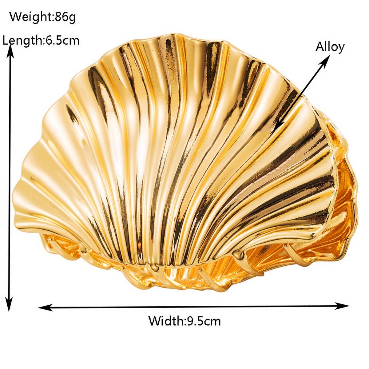 Floral Metal Geometric Hair Claw Clip ? Chic Style