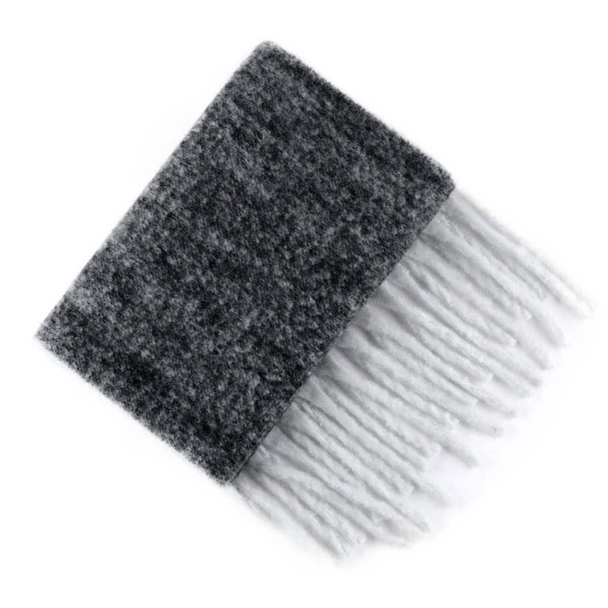 Wool Knit Scarf ??Thick Long Solid Winter Wrap_CWASC0166