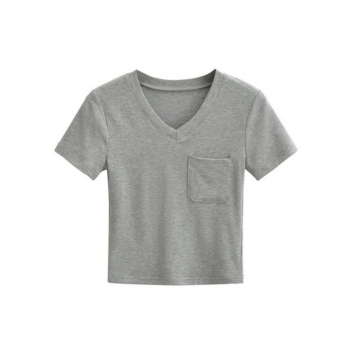 Slim-fit short crop top with a hot chick base