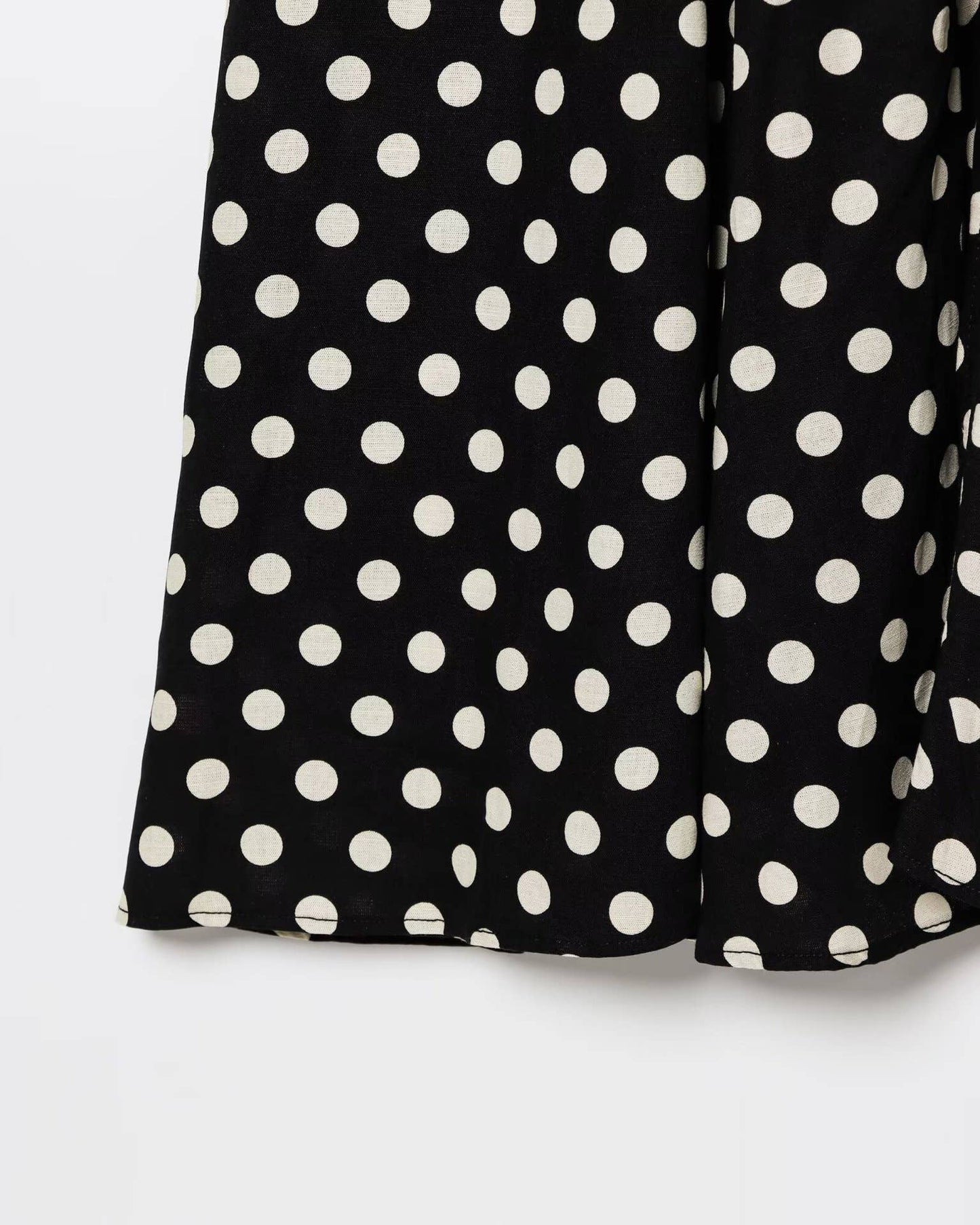 Fashionable commuting polka dot vest dress