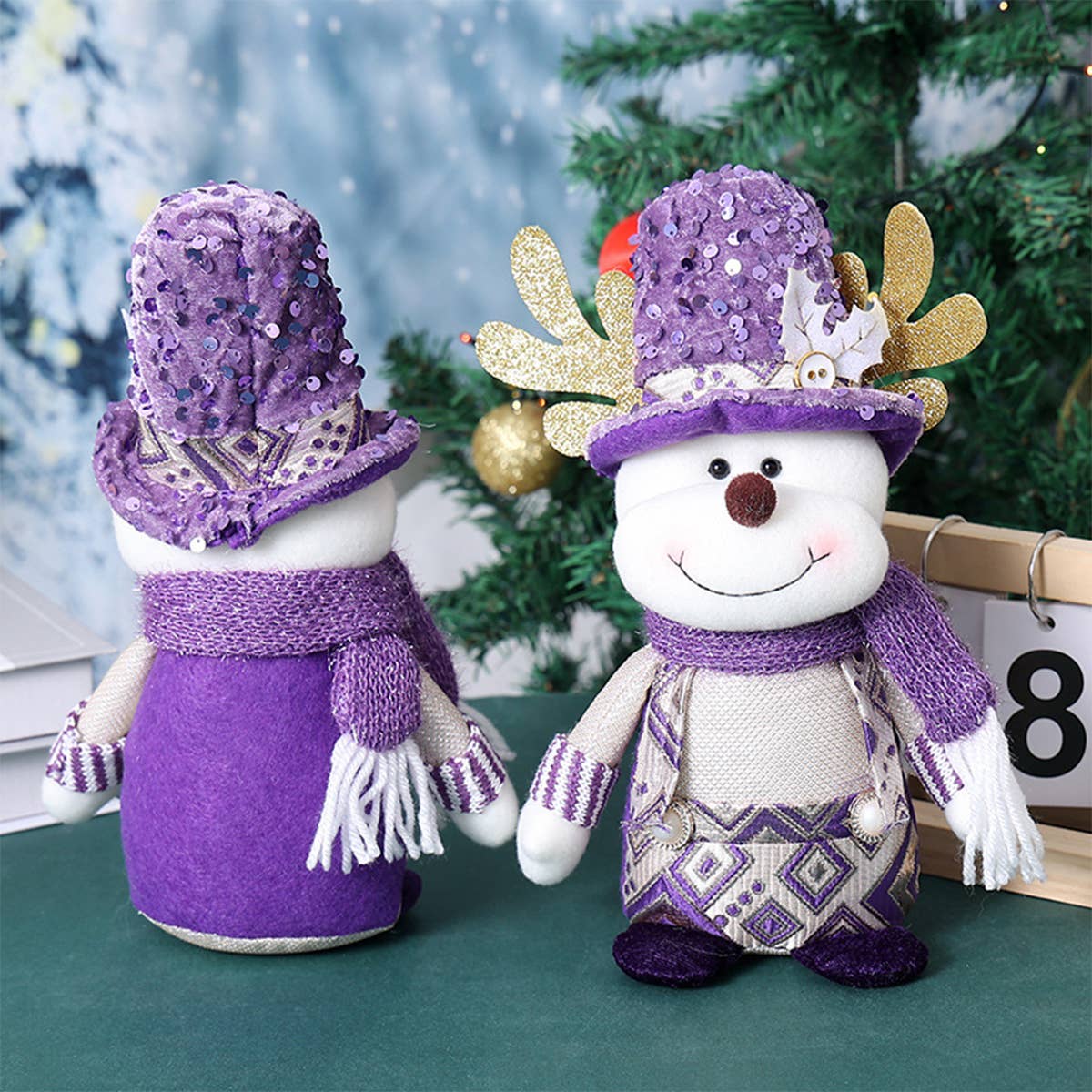 CWMM9417_CHRISTMAS SANTA CLAUS CREATIVE DOLL ORNAMENTS