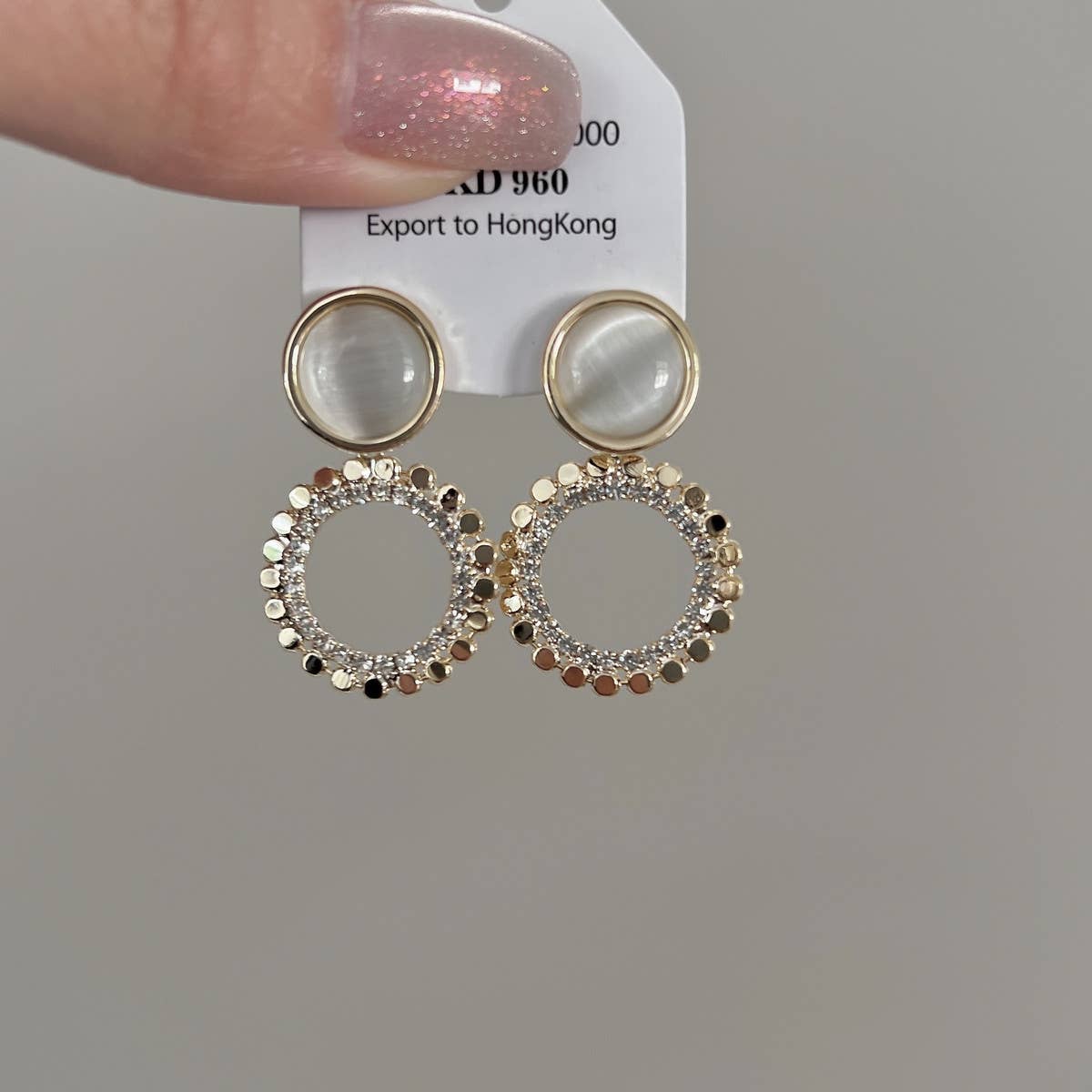 EXQUISITE ROUND EARRINGS_CWAJE1351