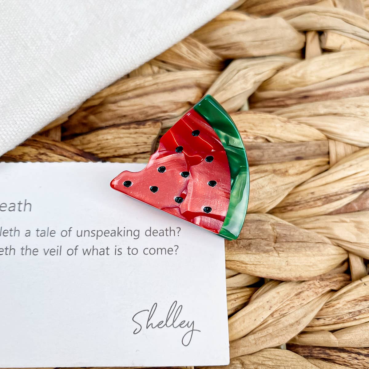 Mini acetic acid grab clip Cute fruit hair clip