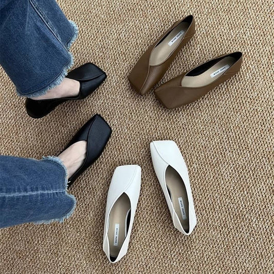 Low Heel Soft Sole Mary Jane Loafers