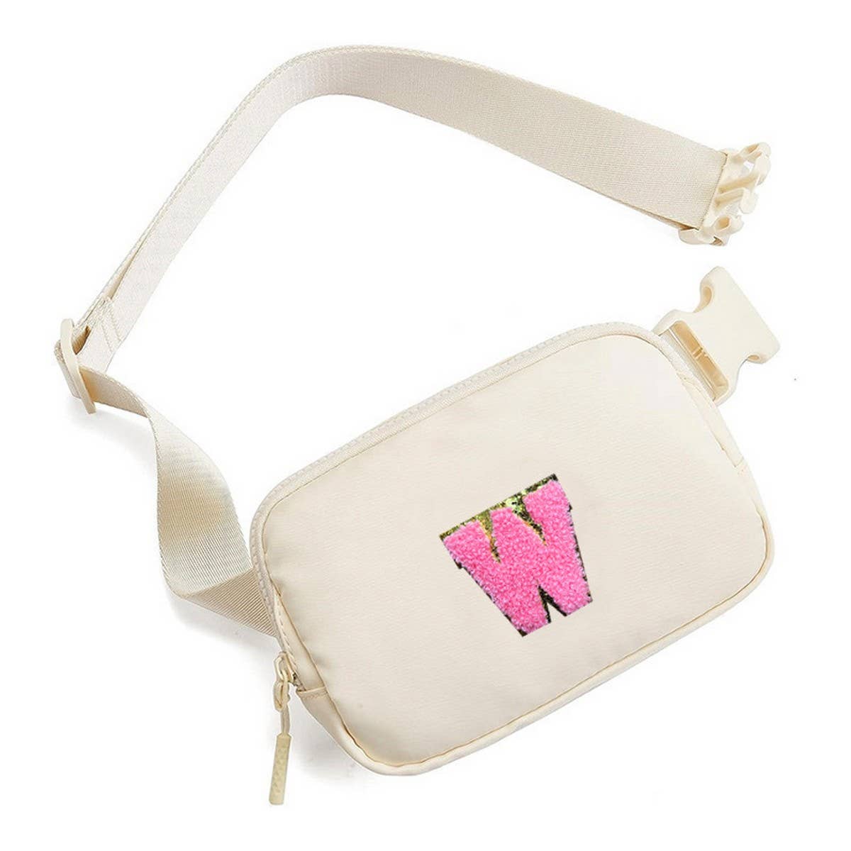 Nylon Letter Belt Bag??Adjustable Sport Waist Pack_CUAB0281