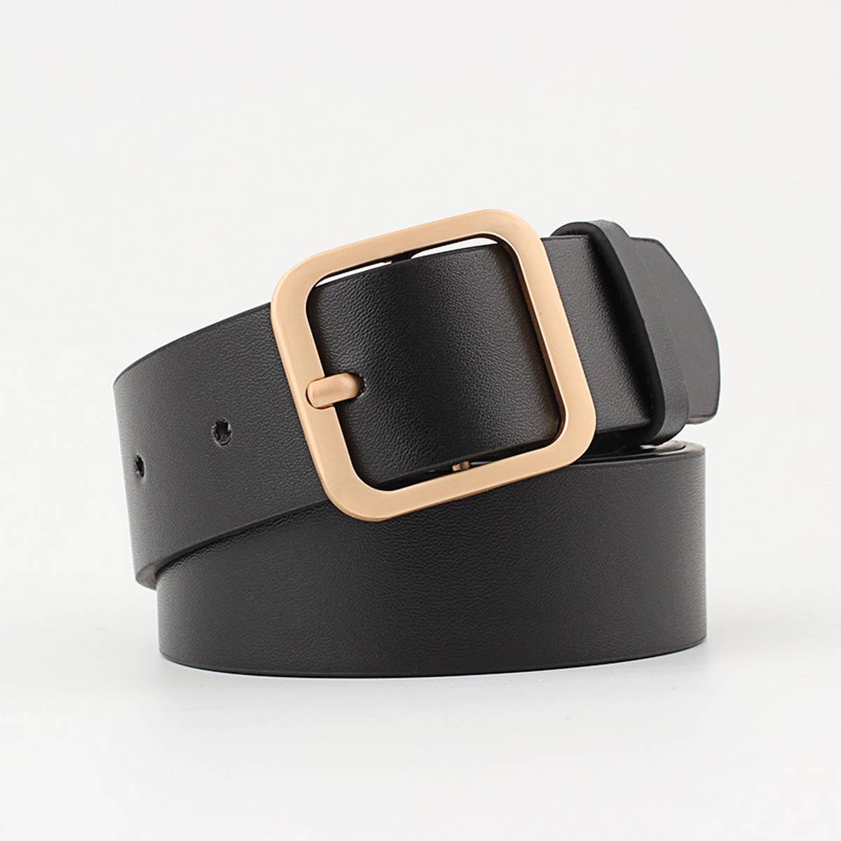 CWABE0370_SQUARE BUCKLE FASHION BELT