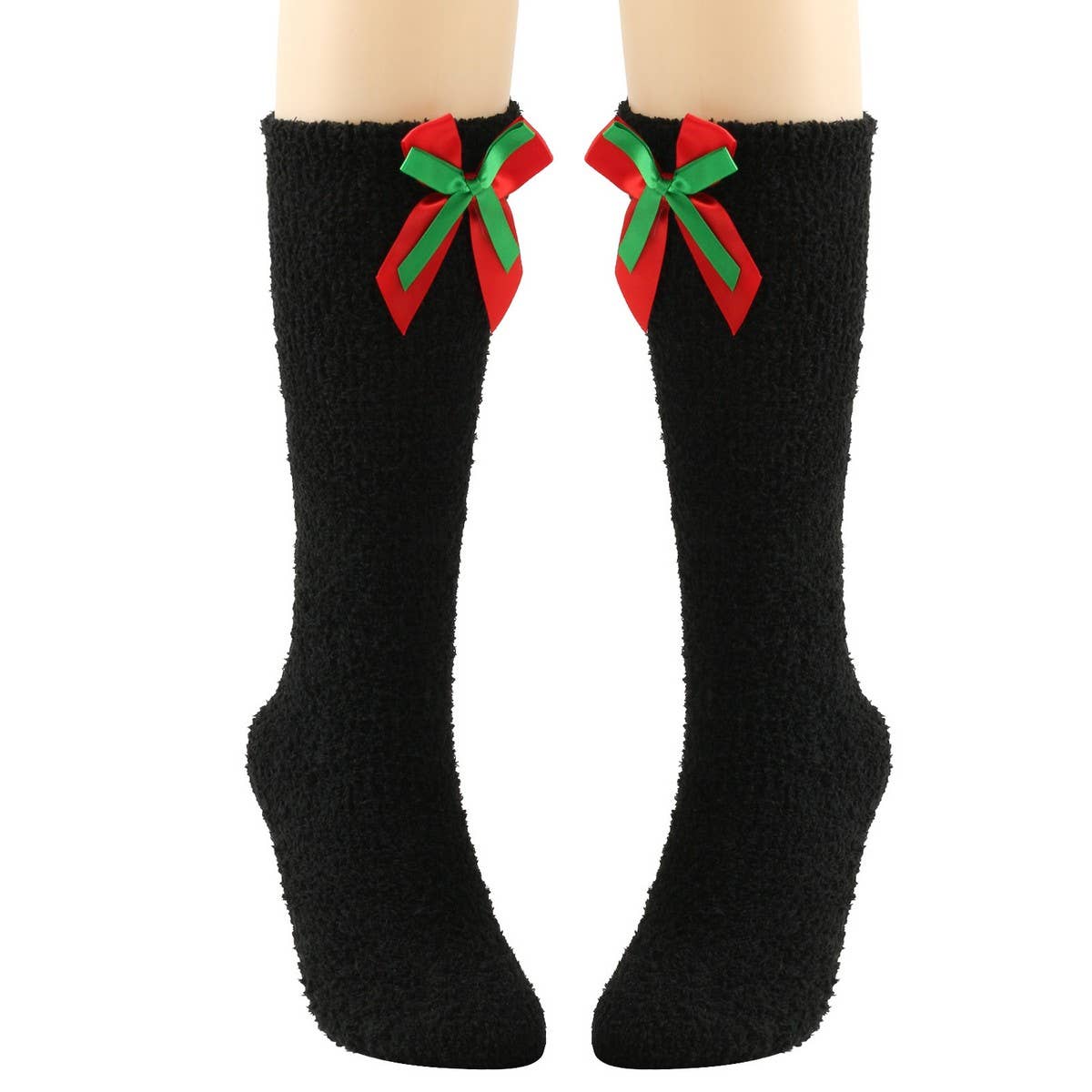 CWMS02684_CHRISTMAS KNEE HIGH SOCKS WARM LEG WARMERS