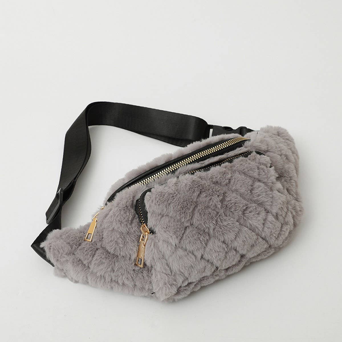 Plush Chest Bag Women Small Shoulder Crossbody_CUAB00604