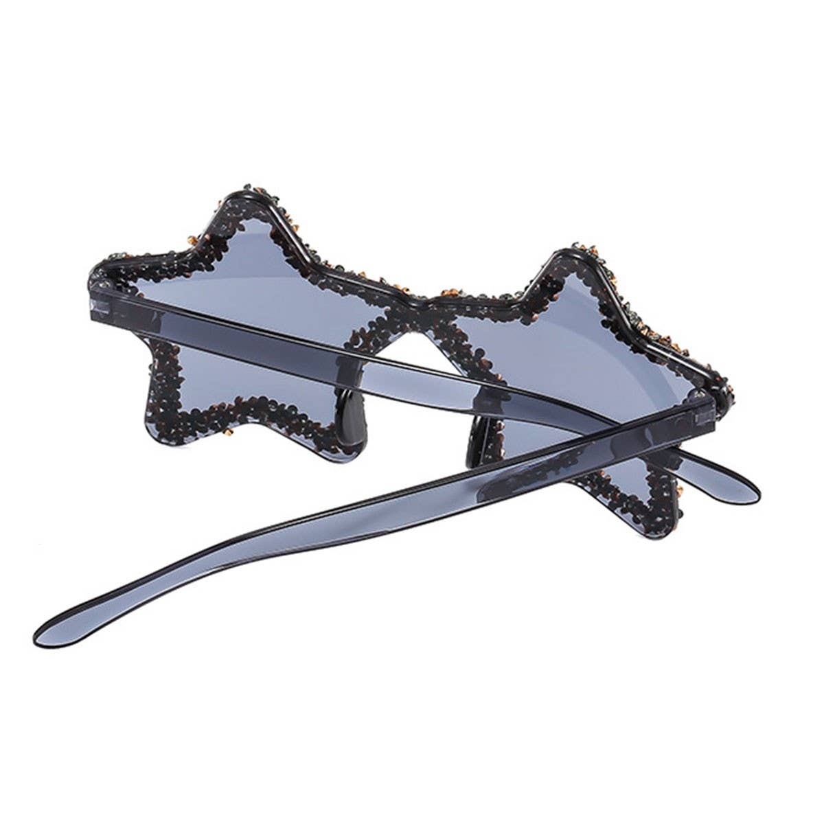 FRAMELESS HAND-PAINTED DIAMOND STAR SUNGLASSES