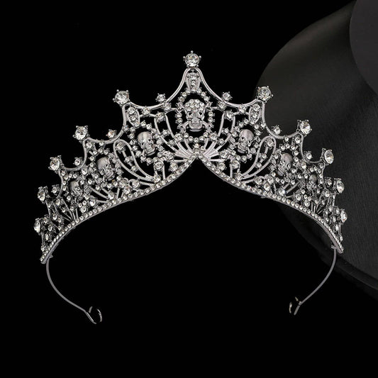 SKULL HEADDRESS RETRO HALLOWEEN CROWN TIARAS_CWMM2004