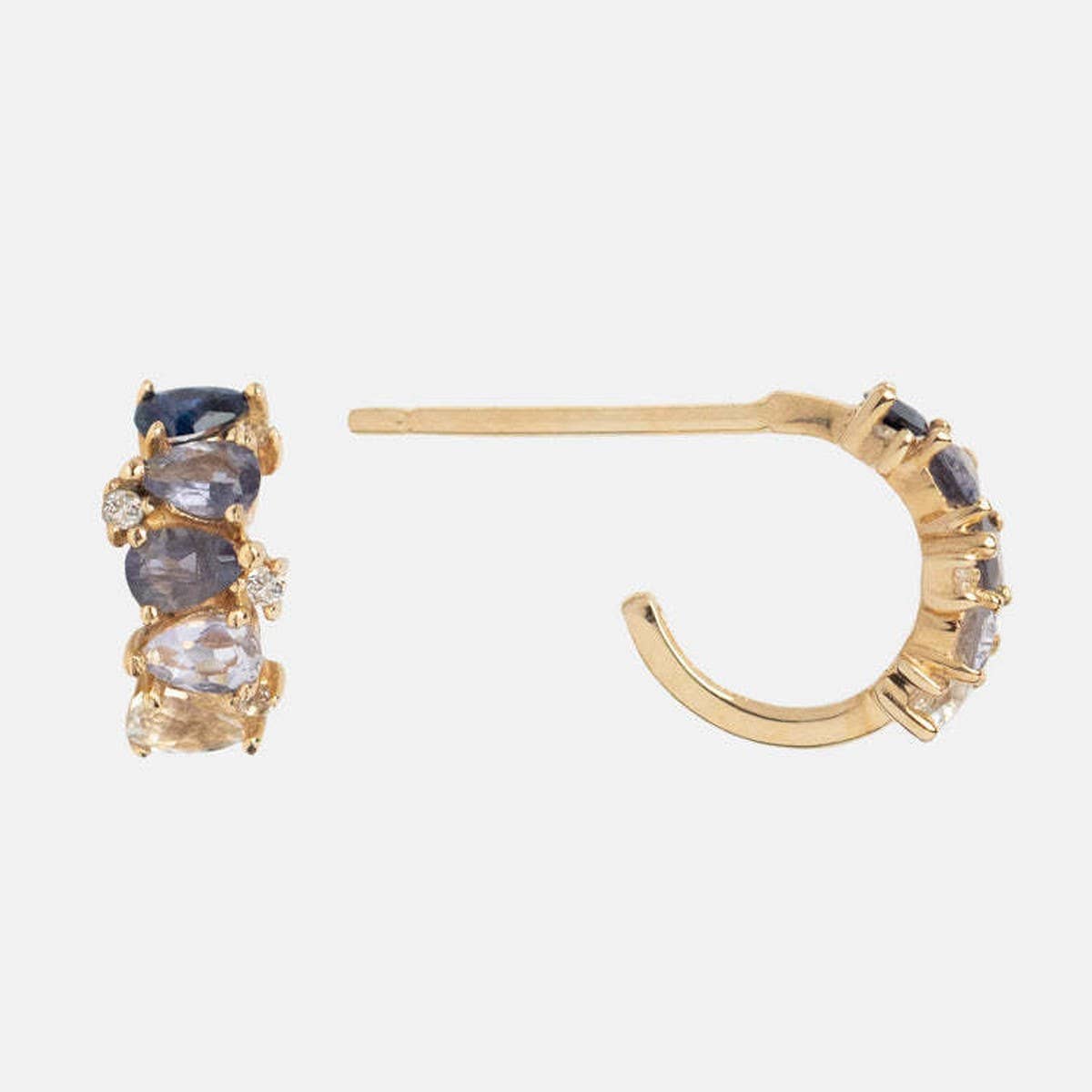 Colorfast Gradient Birthstone Stud Earrings