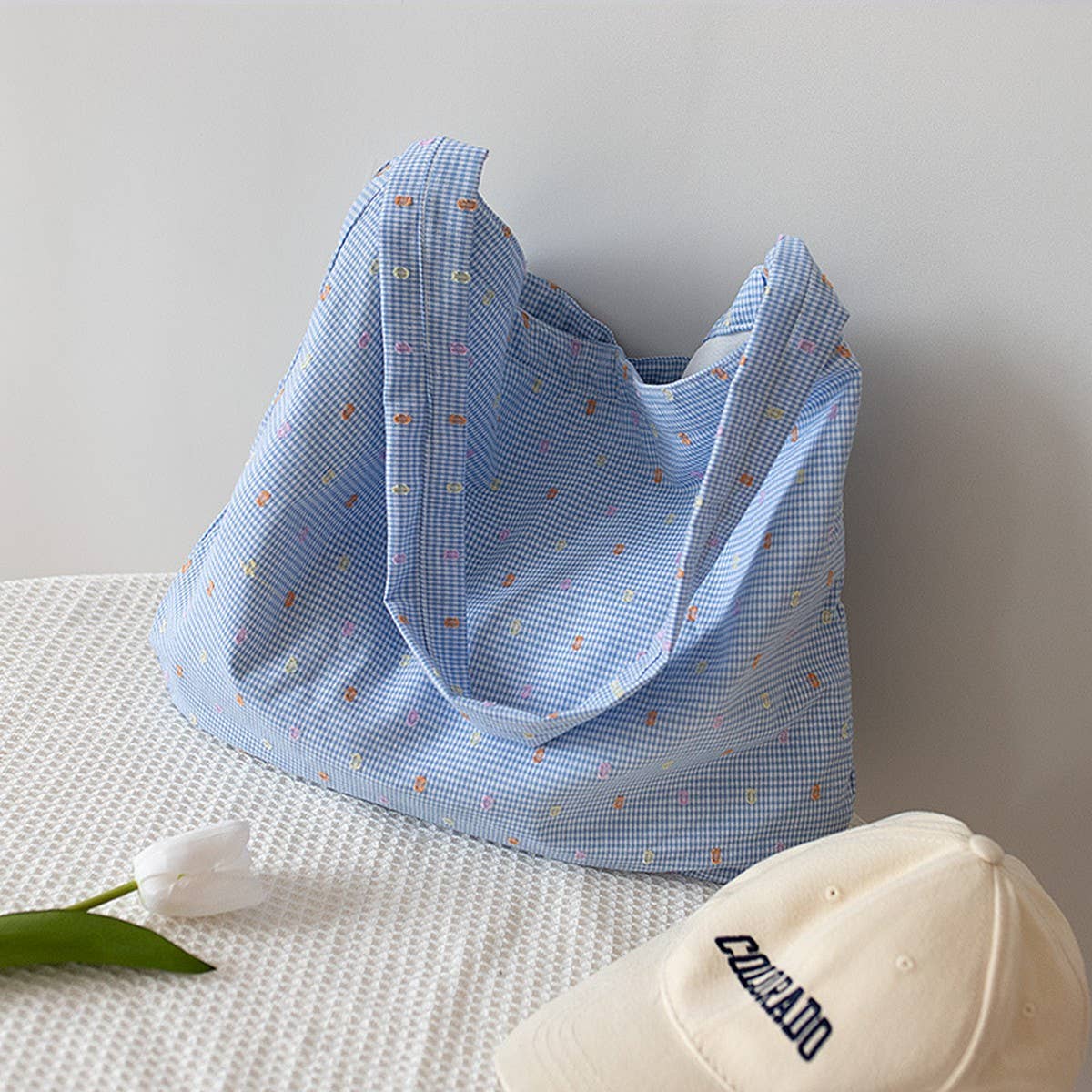 Original Large Embroidered Canvas Tote for Women_CWAB5626