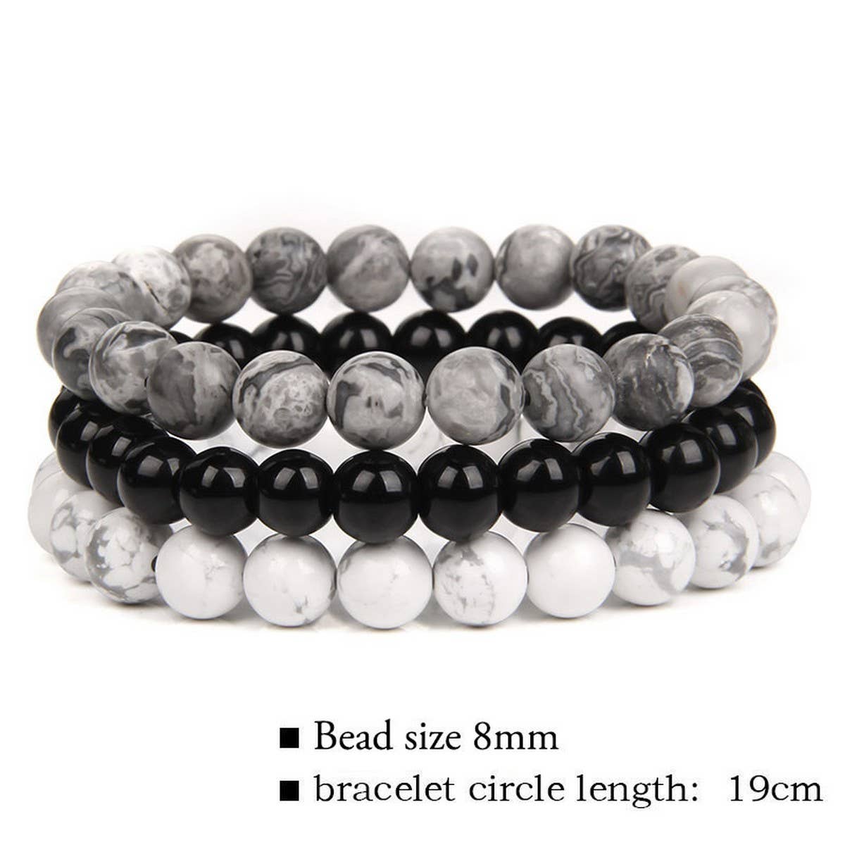 CWAJE3874_THREE-LAYER BEAD COMBINATION BRACELET