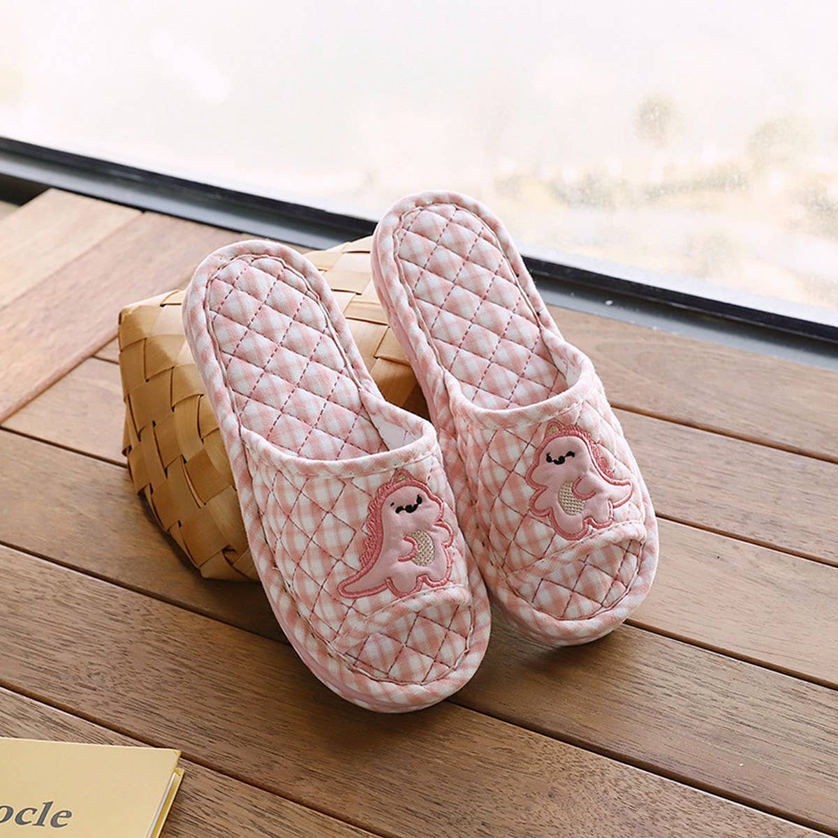 Thick Cotton Couple Slippers with Non-Slip Sole