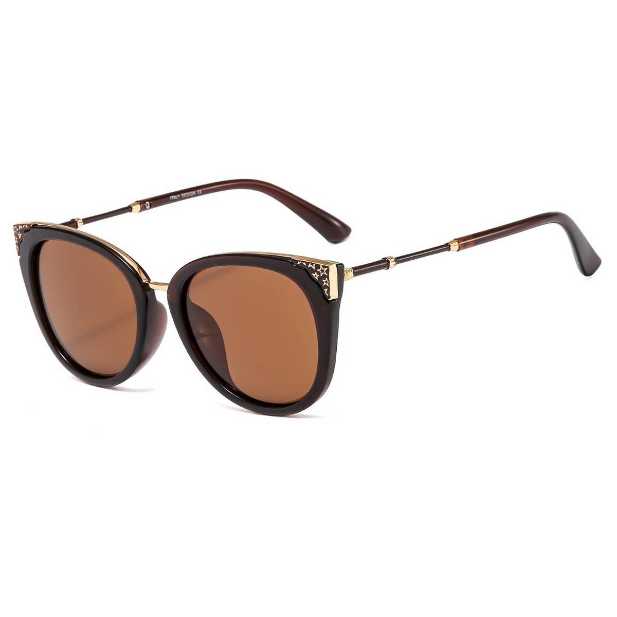 Star Cat Eye Polarized Sunglasses for Women_CWASG1154