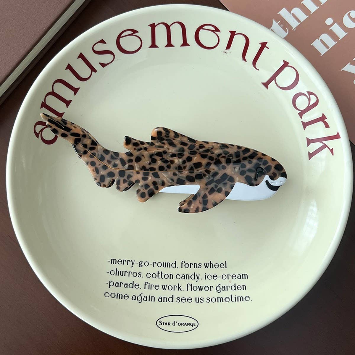 Ocean Series Hair Claw, Dolphin Shark Seal Clip_CWAHA5759