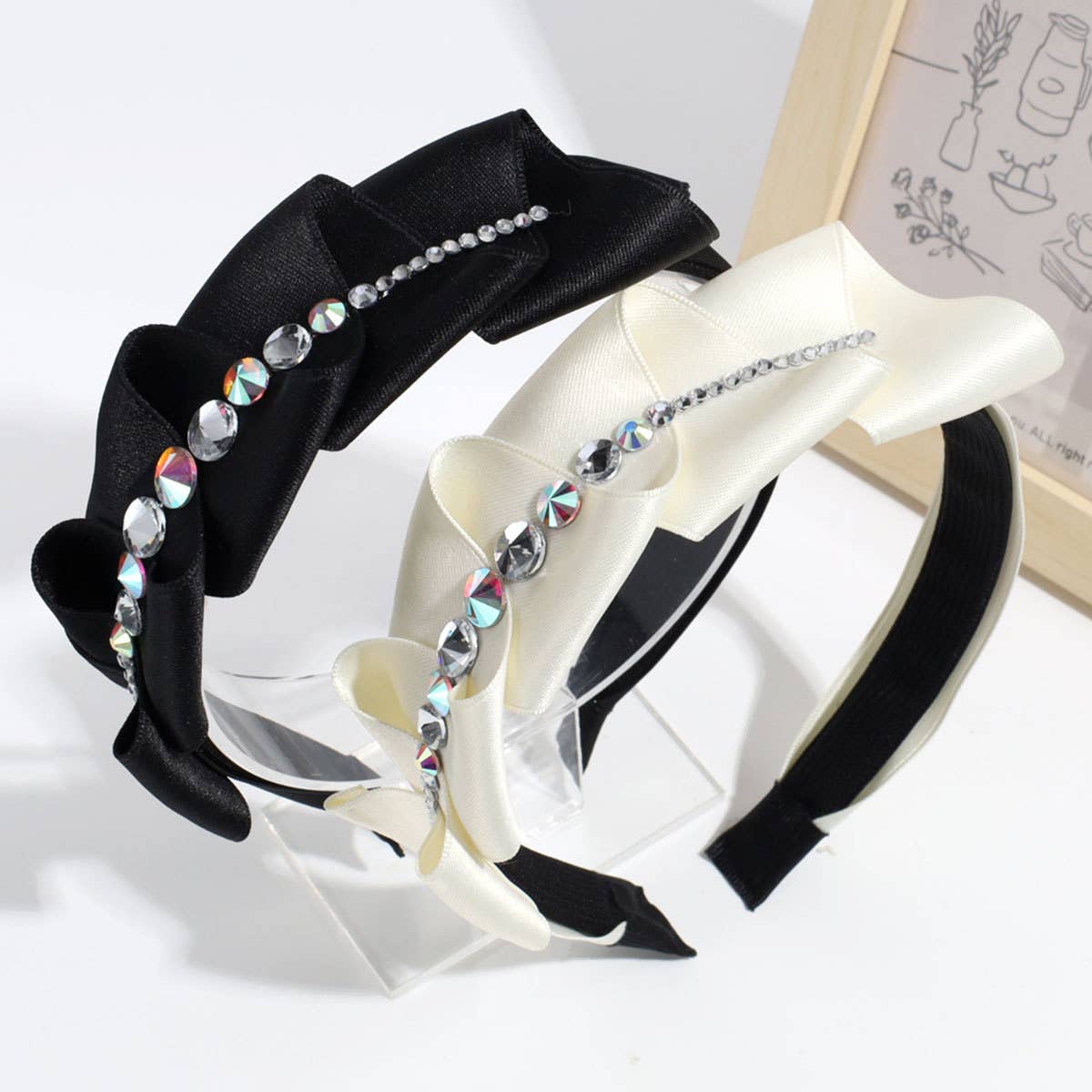 SIMPLE SIDE PLEATED WIDE HEADBAND_CWAHA2250