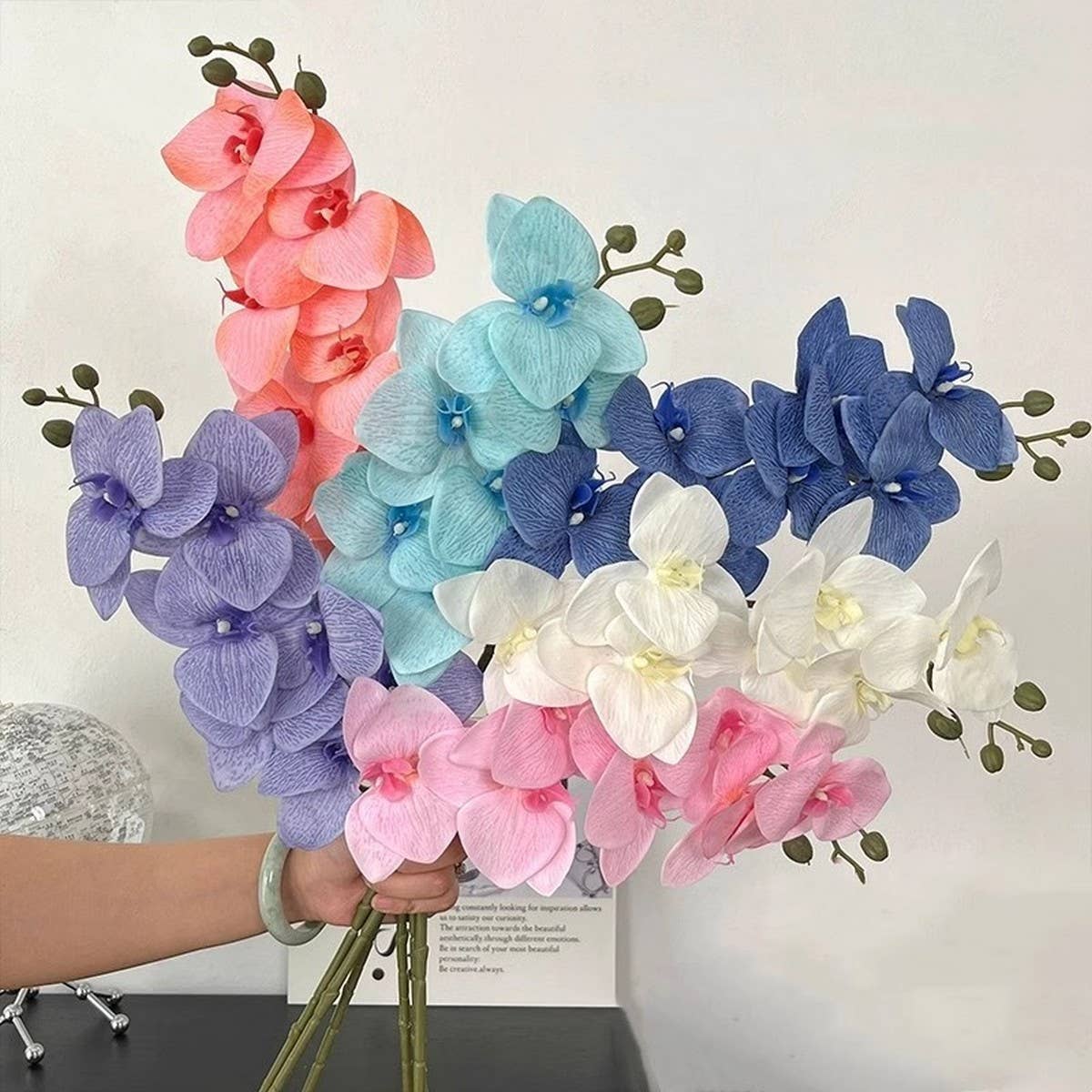 Moisture 7-Head Phalaenopsis Orchid Wedding Decor