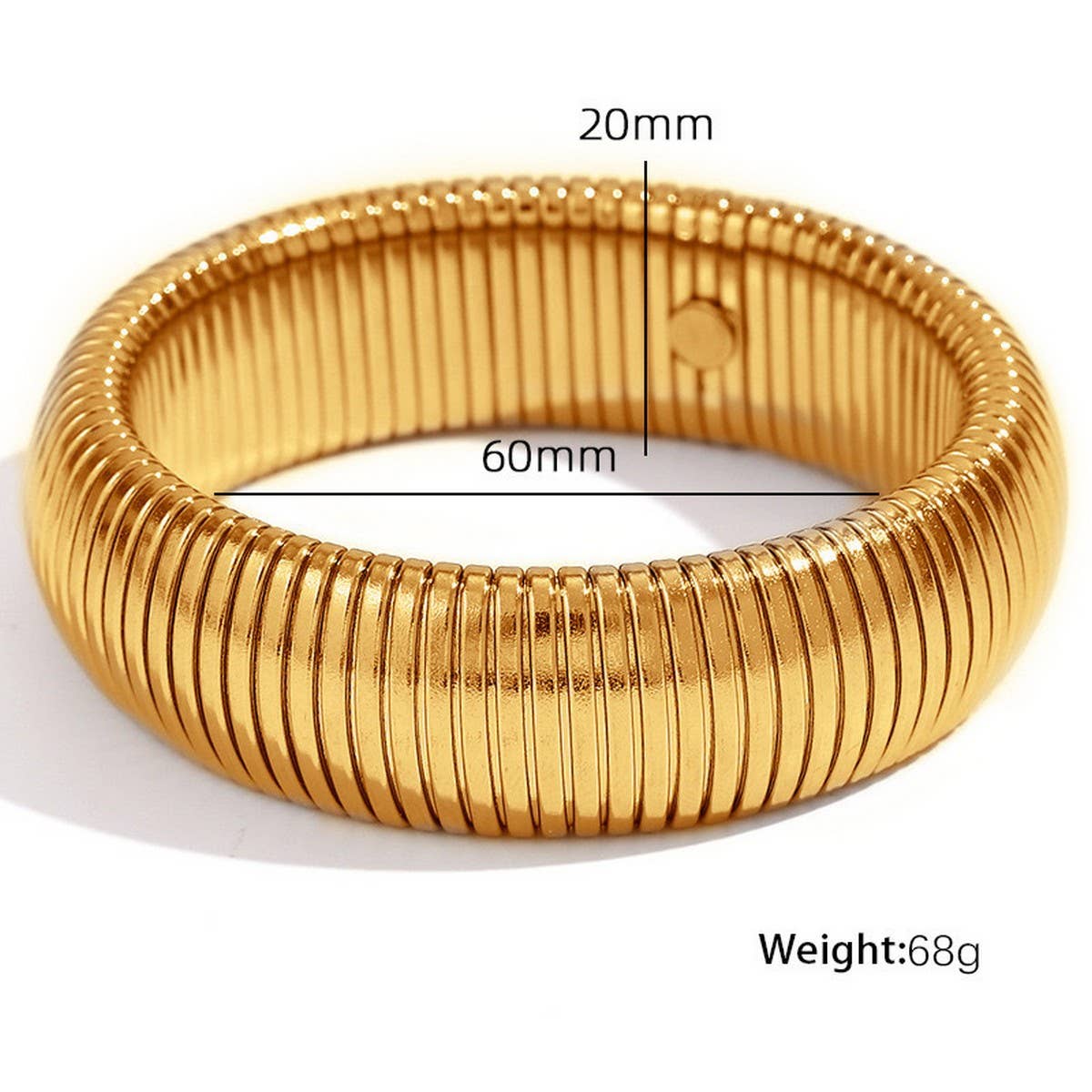 FASHIONABLE SMOOTH SPRING BRACELET FOR WOMEN