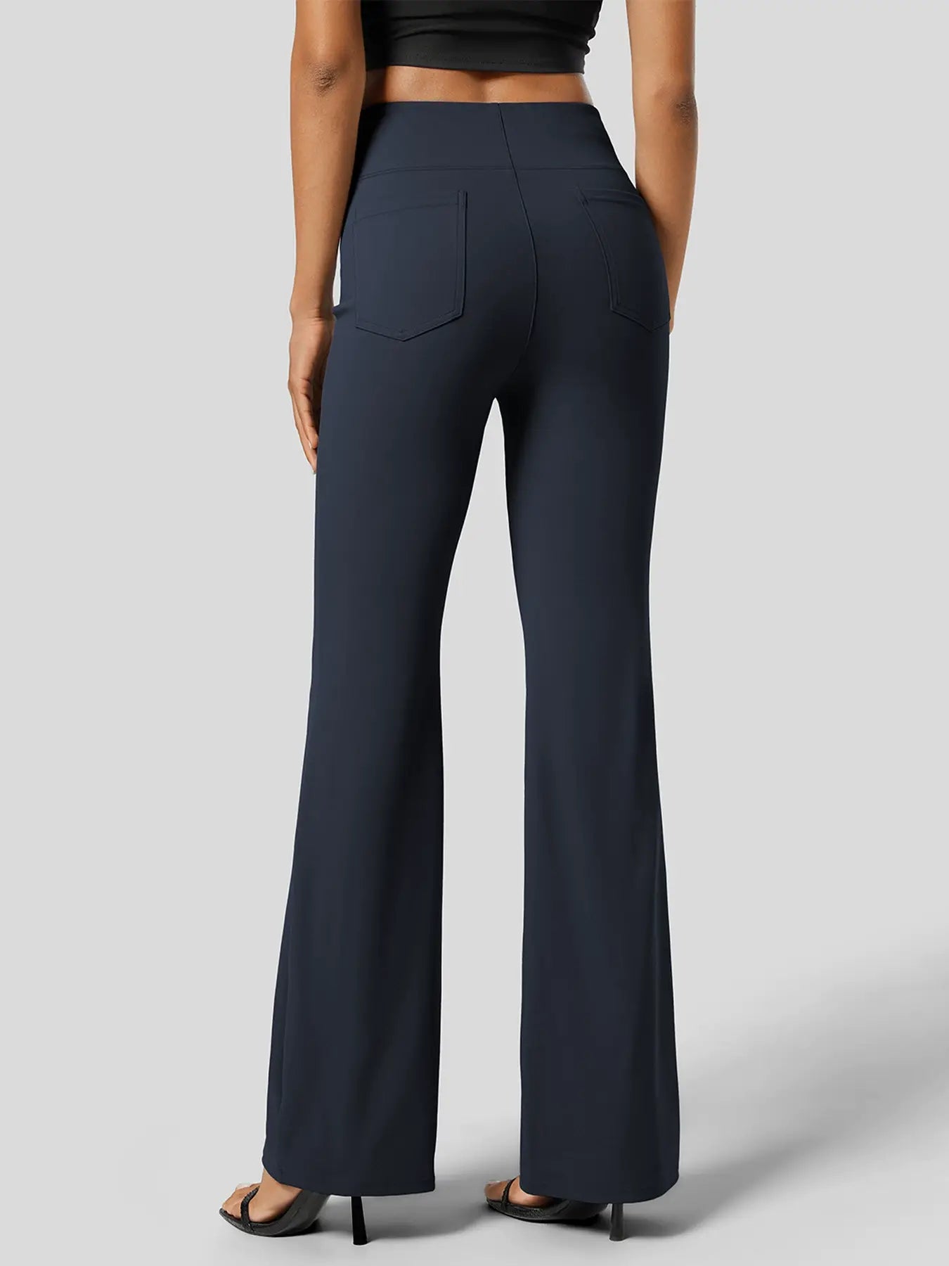 HIP LIFT WIDE LEG PANTS SPORTS MICRO YOGA PANTS