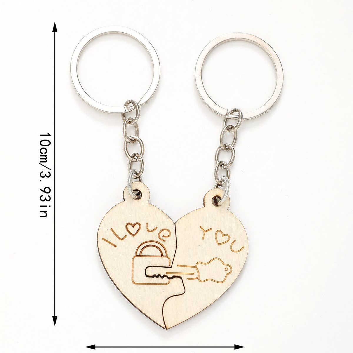 CREATIVE PENDANT WOODEN KEYCHAIN