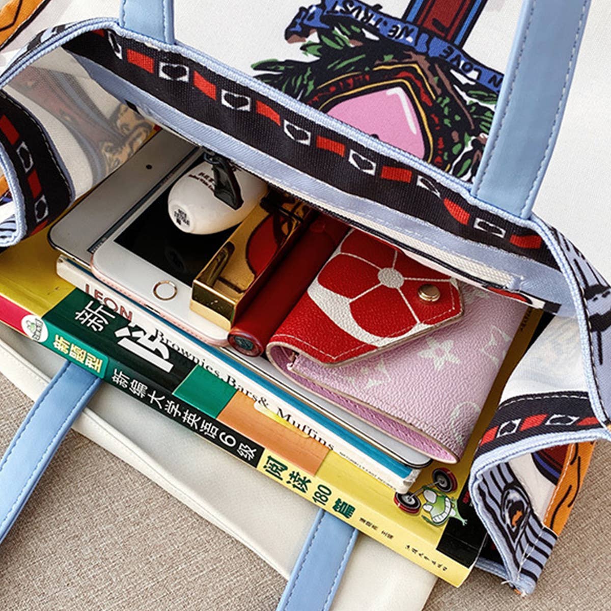 SIMPLE CANVAS ONE-SHOULDER HANDBAG_CWAB0999