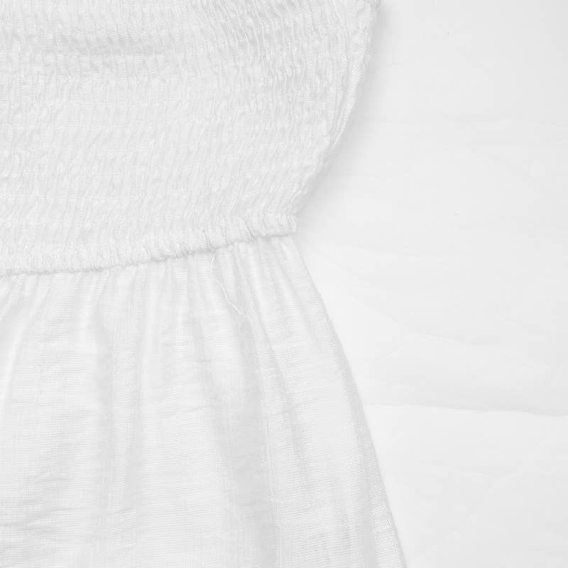 Lace patchwork hot girl strapless sleeved vest