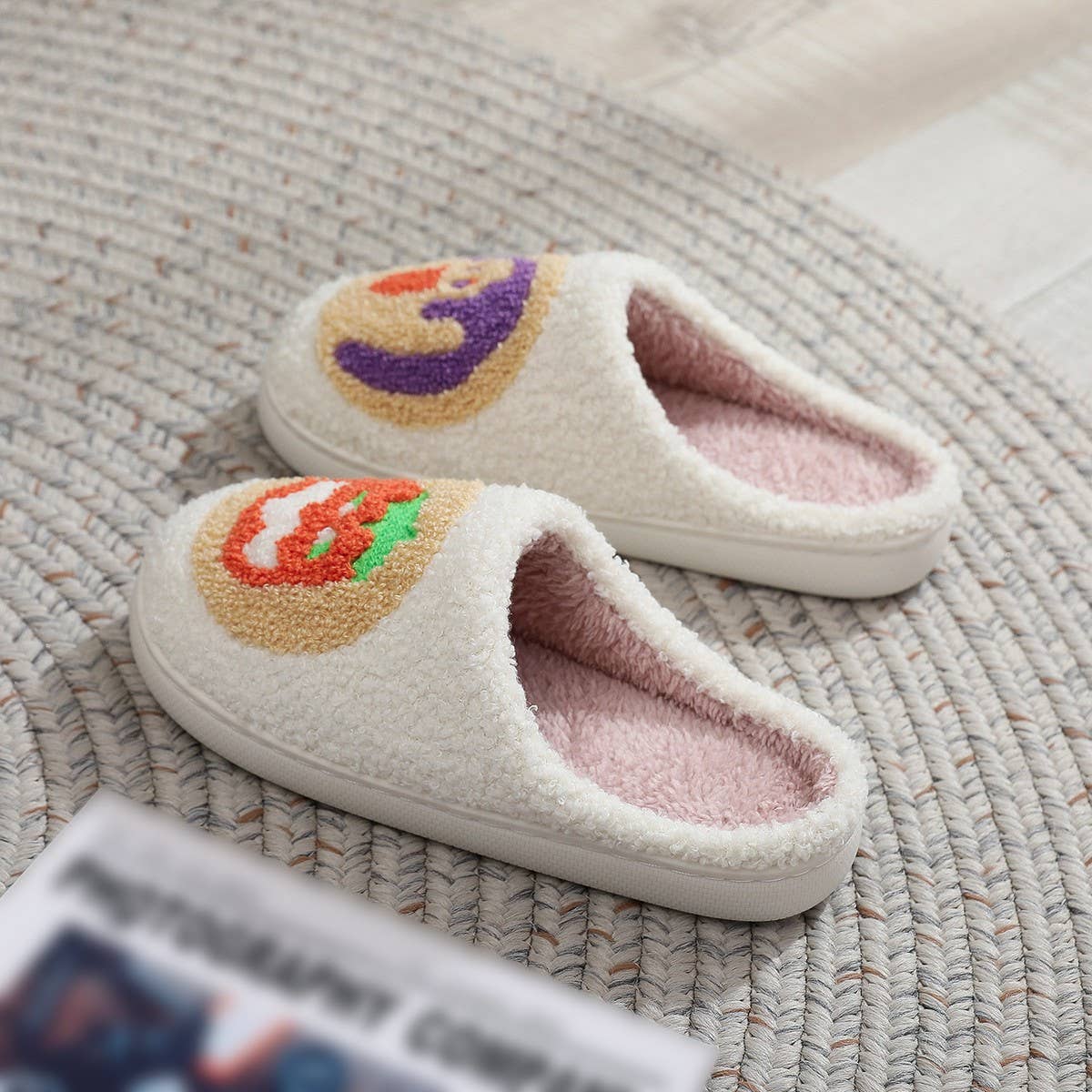 HALLOWEEN NOSTALGIC CREATIVE NEW COTTON SLIPPERS