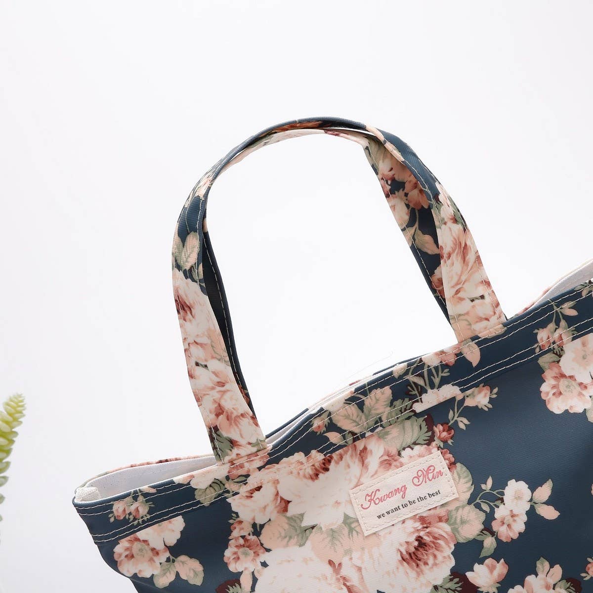 FLOWER PATTERN PORTABLE WASH BAG MAKEUP BAG_CWAB1736