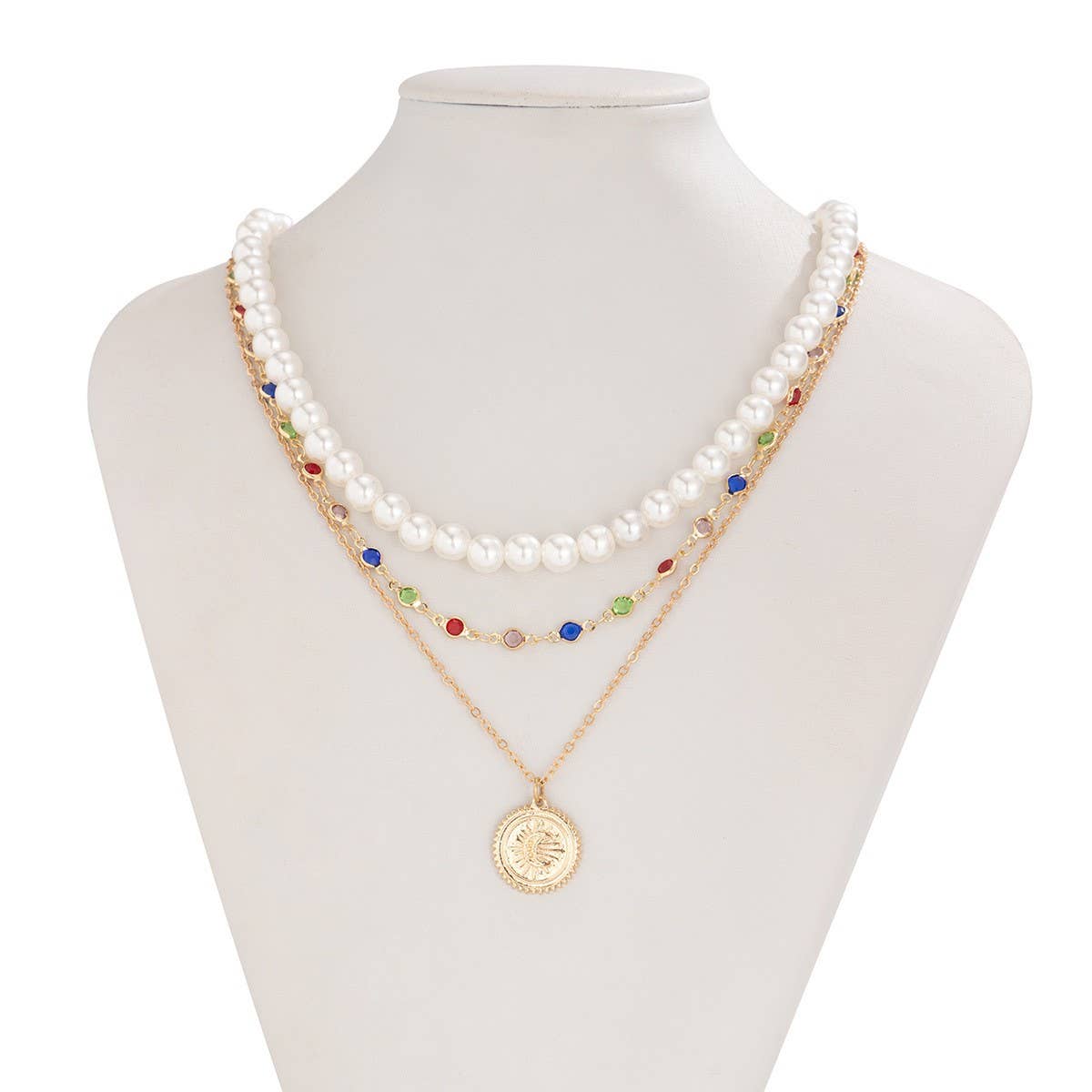 FASHION IMITATION PEARL BEADED NECKLACE_CWMM3181
