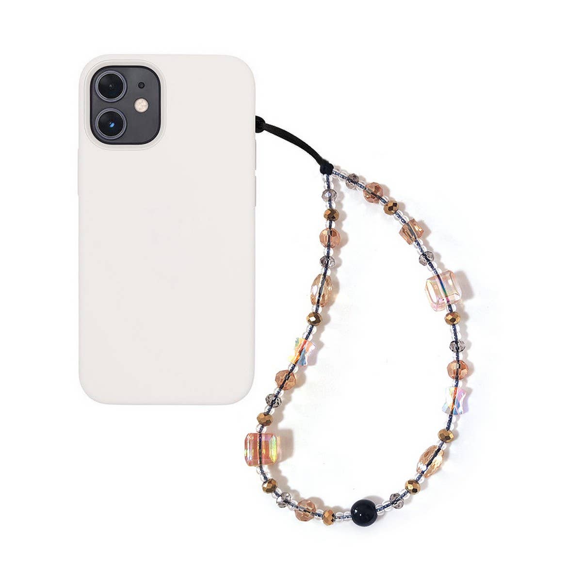 CWMM8716_CRYSTAL BEADED WRISTBAND CELL PHONE STRAP