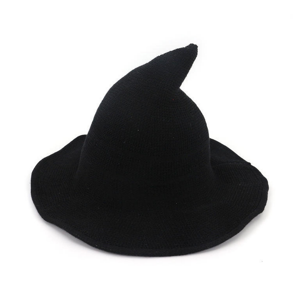Classic Halloween Witch Hat Knit Pointed Top_CWAH3990