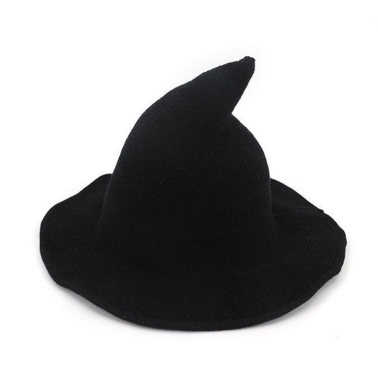 Classic Halloween Witch Hat Knit Pointed Top_CWAH3990