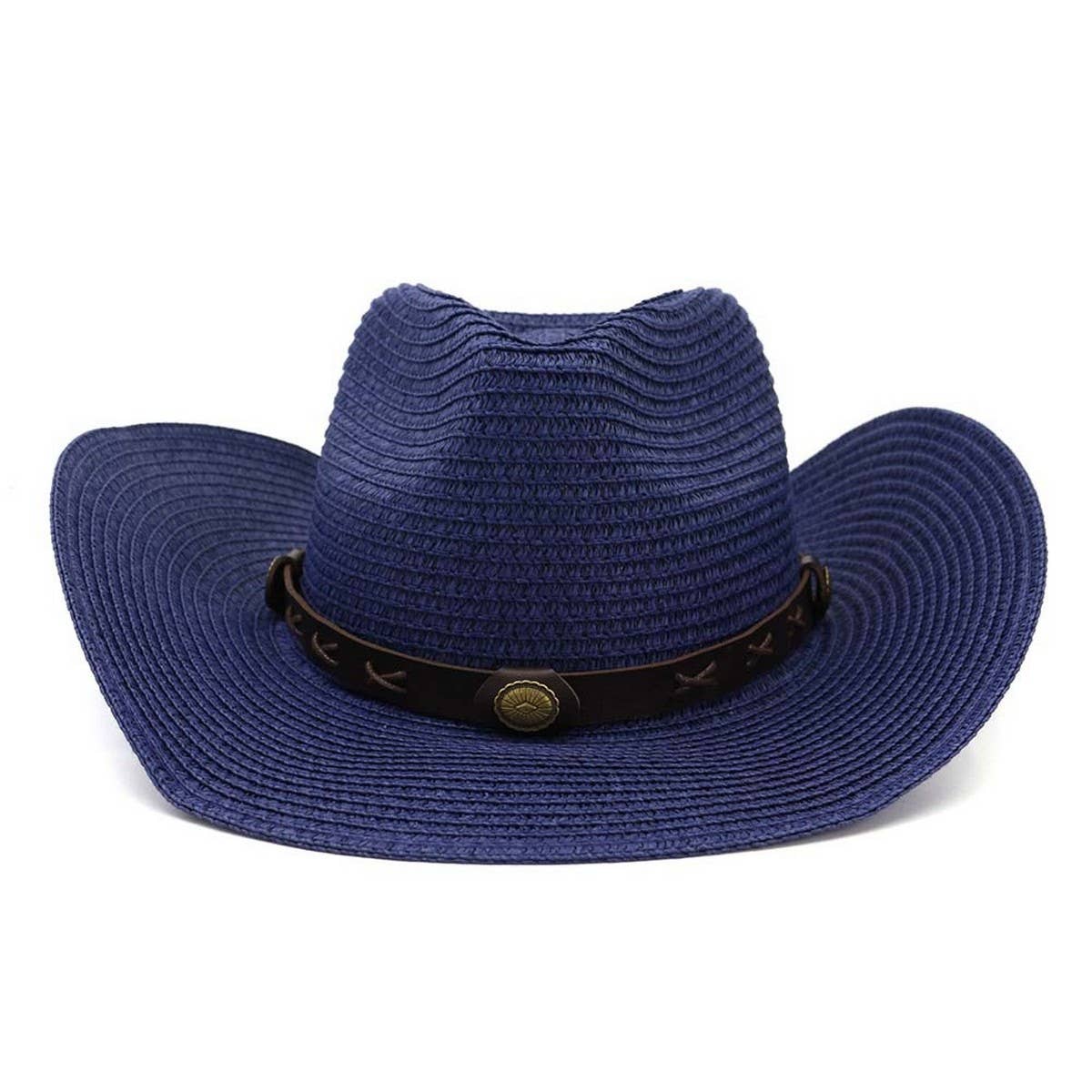 RETRO SUNSCREEN WESTERN COWBOY STRAW HAT_CWAH1242