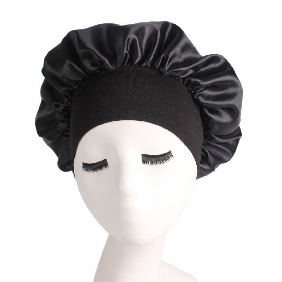 NEW WIDE-BRIMMED NIGHTCAP WITH HEADBAND_CWAH1486