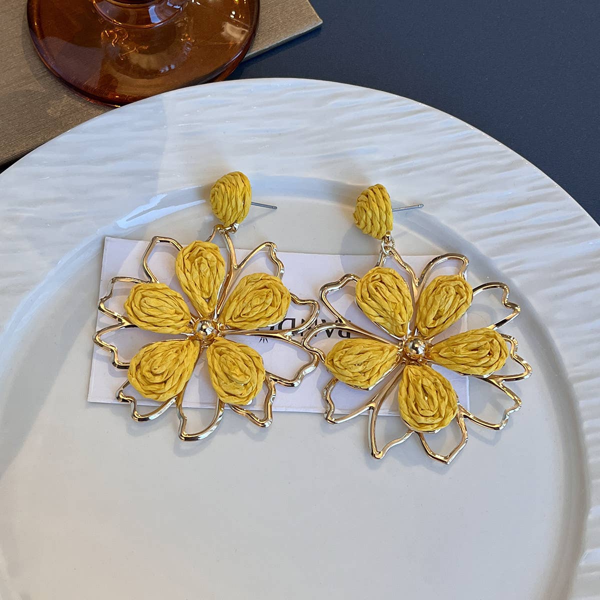 Dopamine vacation-style sweet earrings