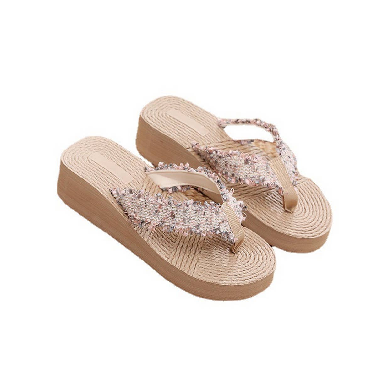 2024 NEW OUTER WEAR THICK-SOLED WEDGE SLIPPERS_CWSHS0721
