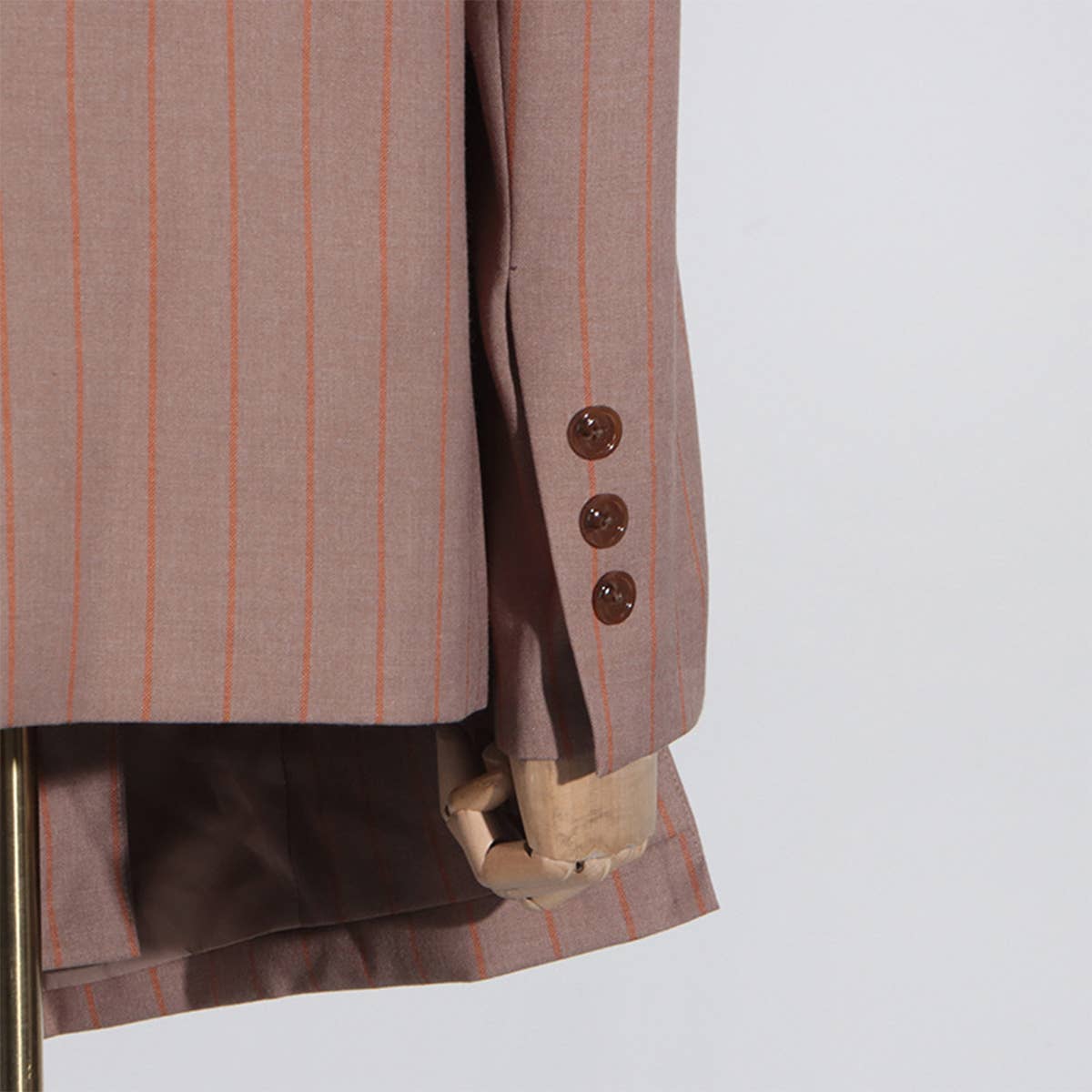 Asymmetric Buttoned Loose Blazer for Women_CWOCO1244