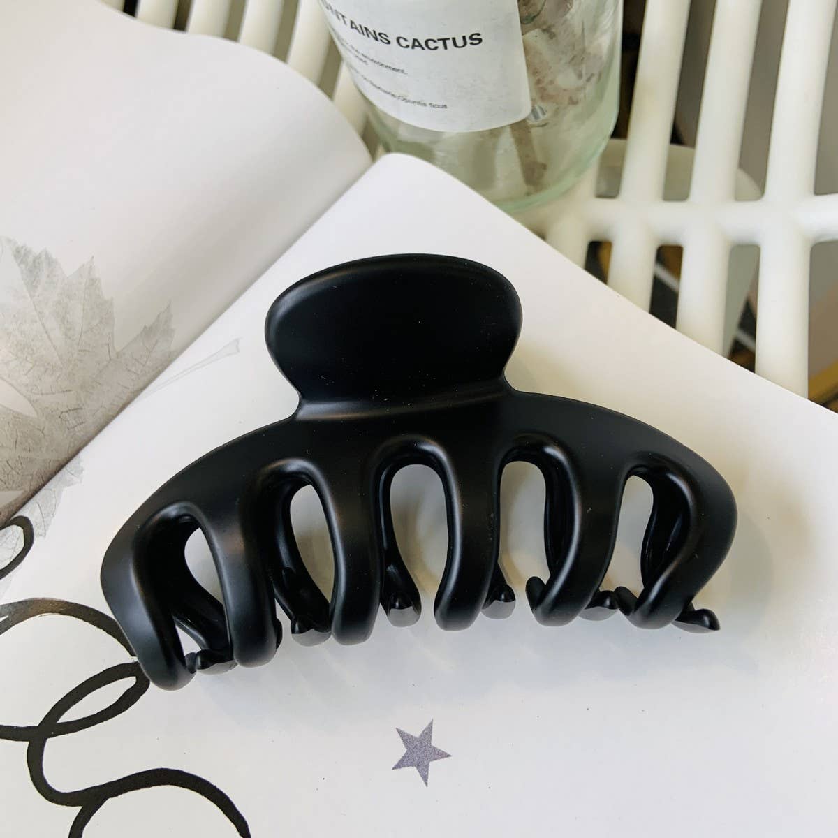 CWAHA1514_EXQUISITE SIMPLE LARGE HAIR CLAW CLIP