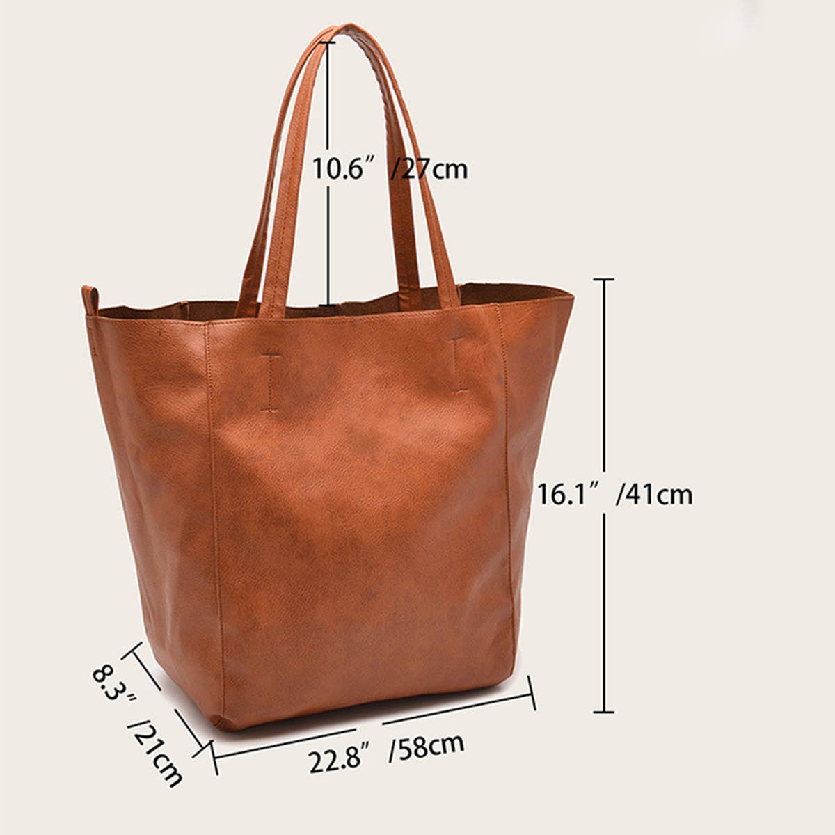 WOMEN ONE-SHOULDER PORTABLE TOTE BAG_CWAB0918