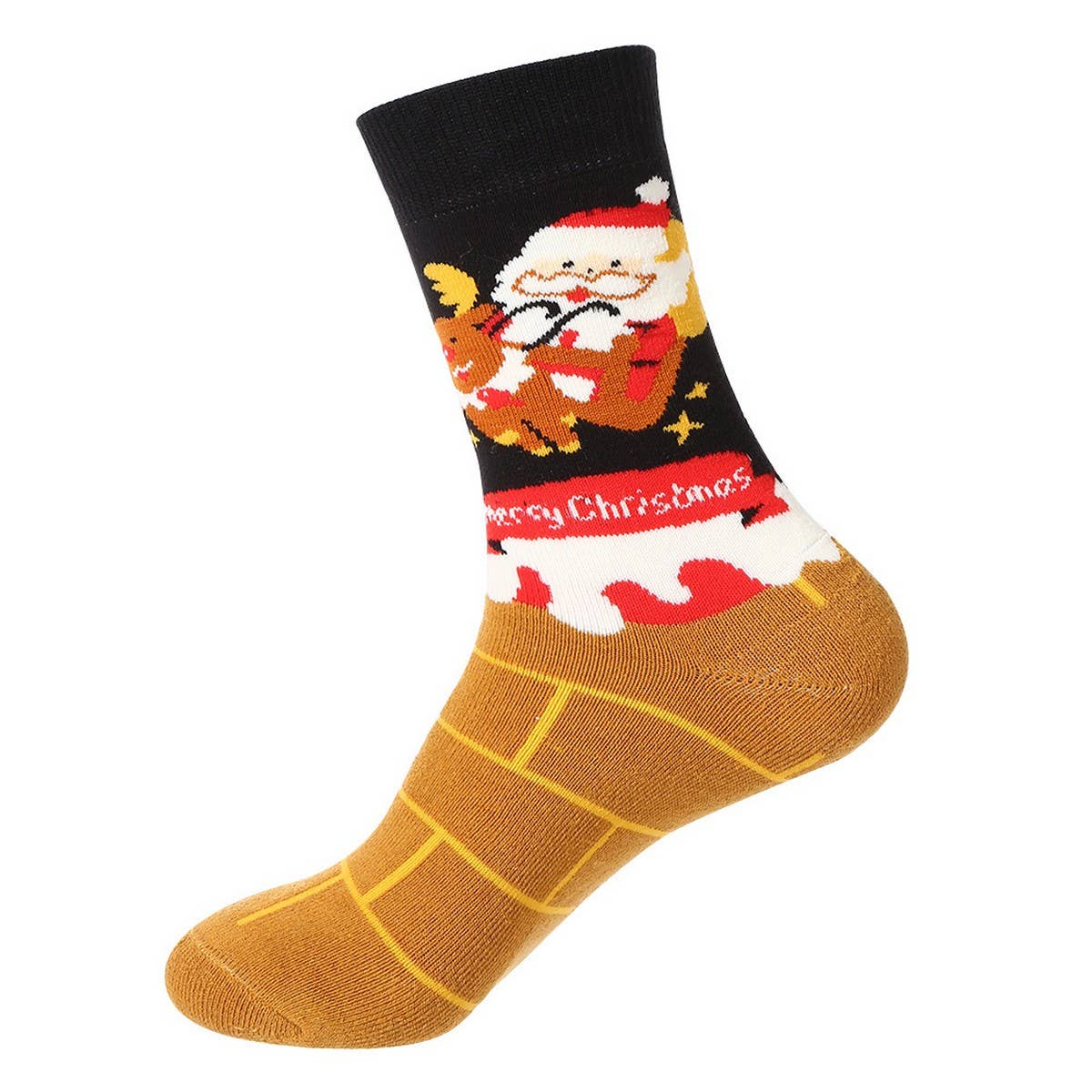THICK WARM TERRY CHRISTMAS SOCKS