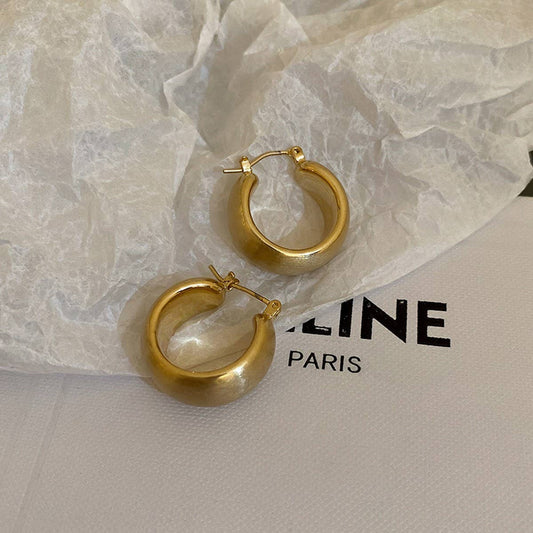 ROUND FASHION COOL STYLE EARRINGS