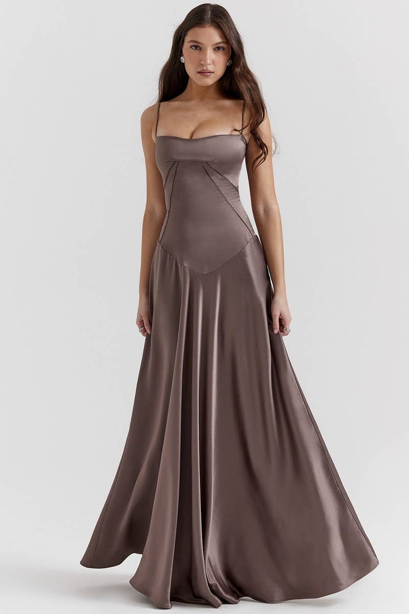 CWDMD5567_BACKLESS SPAGHETTI STRAP SLIM FIT EVENING GOWN