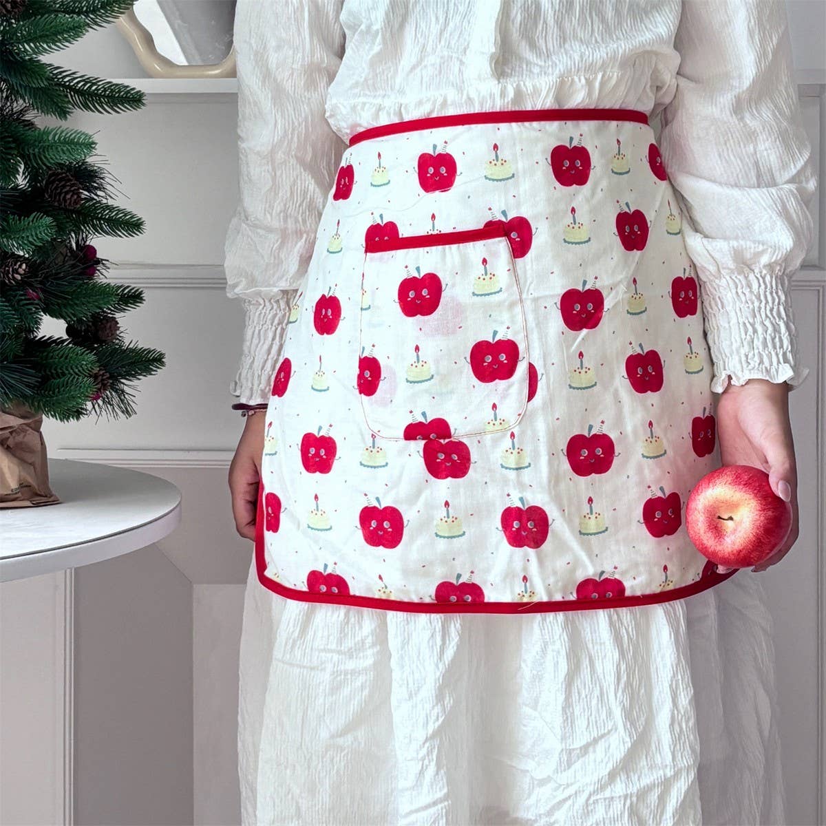APPLE HALF BODY WATERPROOF AND OIL PROOF APRON_CWMM5831
