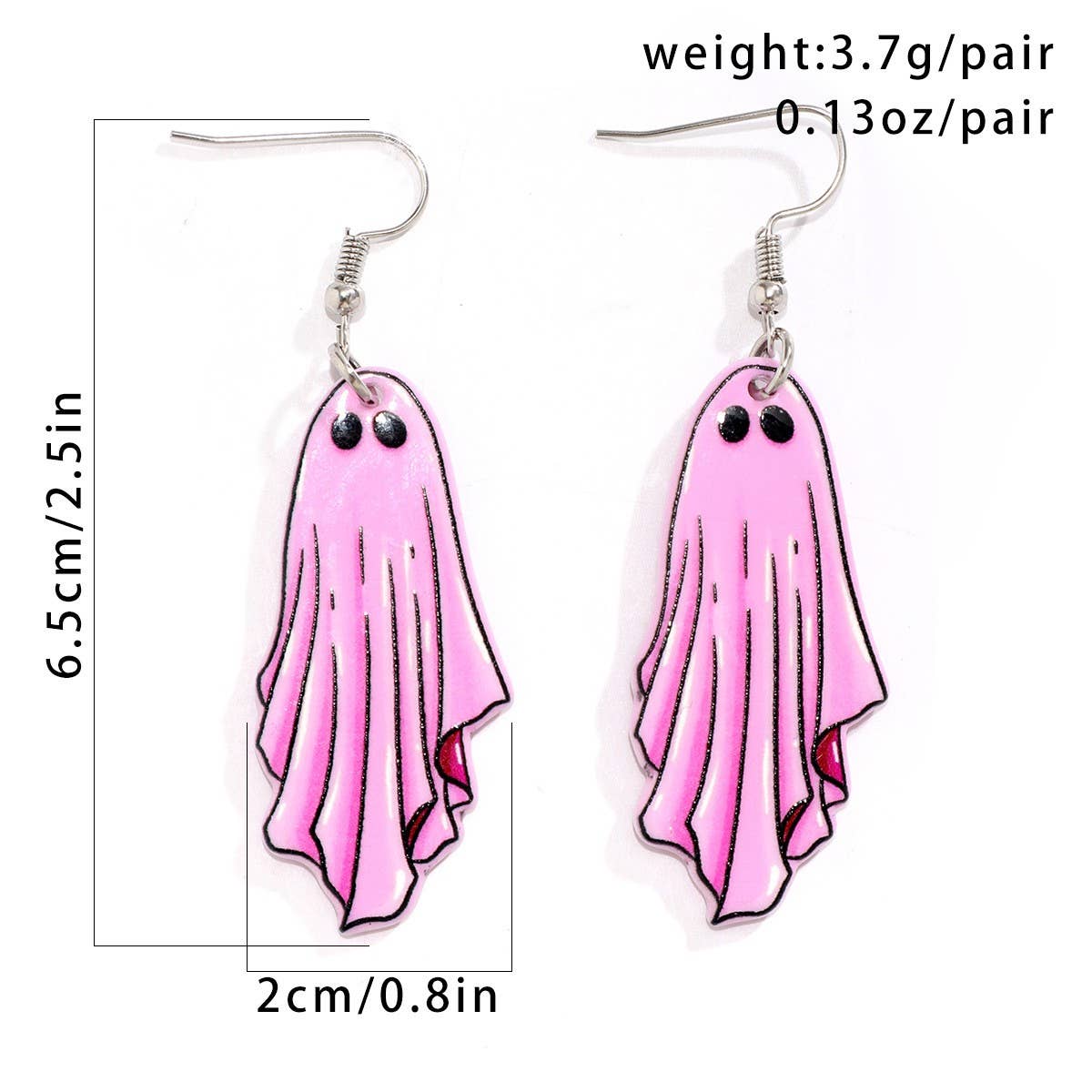 NEW DARK SWEET COOL WITCH GHOST EARRINGS