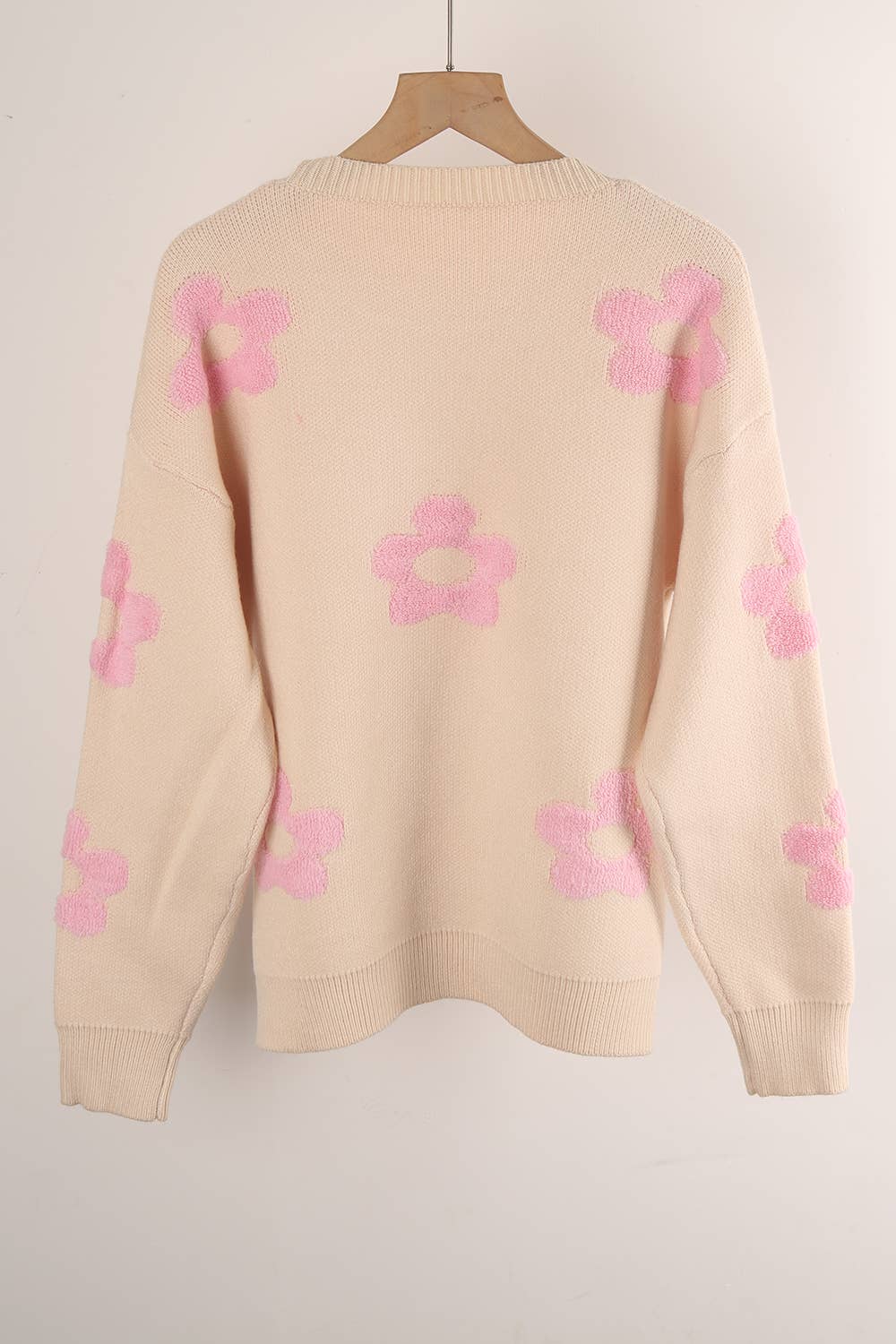 WOMEN'S FLORAL PERSONALITY PLUS-SIZE SWEATER