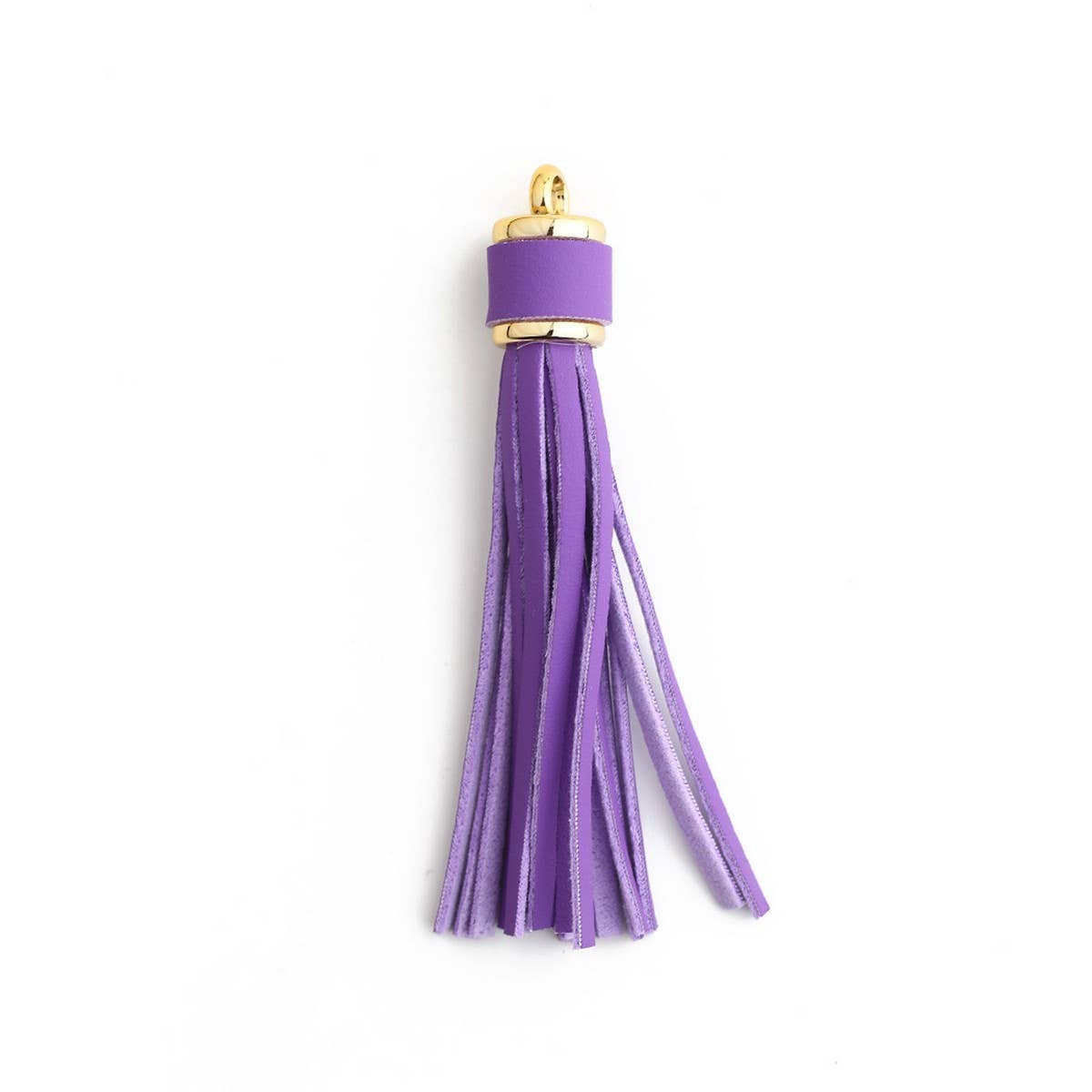 Leather Fringe Keychain, PU Tassel Bag Charm_CWAB5007